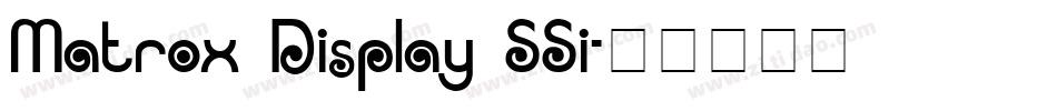 Matrox Display SSi字体转换